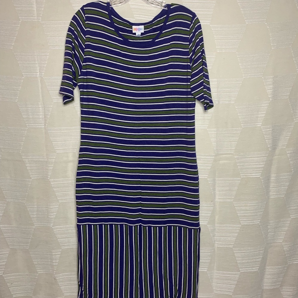 LuLaRoe striped dress